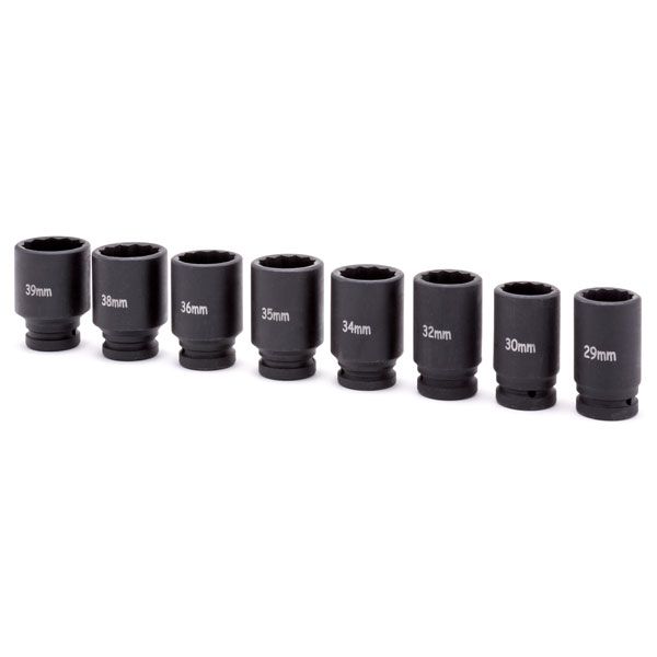 8 Piece Axle Nut Socket Set